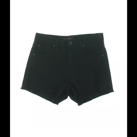 NWT JAMES JEAN high rise black jeans shorts 24