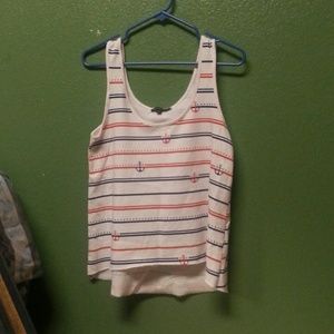 • ANCHORS PRINTS • COLLECTION LIMITED TOP ( NWOT )