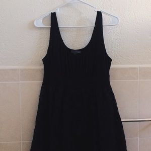 Black dress with bubble skirt