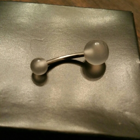 SOLD Cool transparent naval piercing - Picture 1 of 2