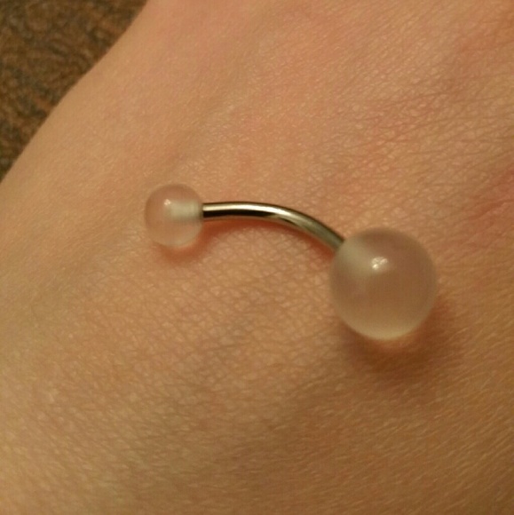SOLD Cool transparent naval piercing - Picture 2 of 2