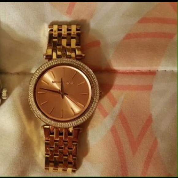 Gold Michael Kors women's watch