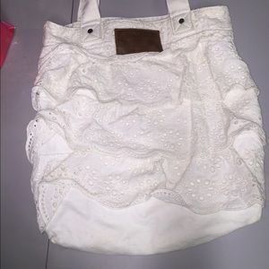 Abercrombie and Fitch eyelet Tote bag purse