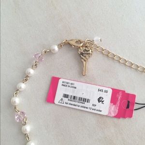 Betsey Johnson Jewelry - Betsey Johnson pink rhinestone bow necklace Betsey Johnson Jewelry - Betsey Johnson pink rhinestone bow necklace