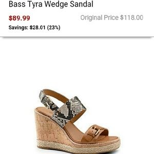 Bass tyra wedge sandals