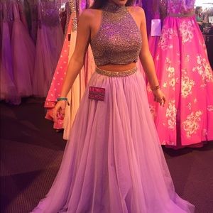 Sherri hill two piece prom dress