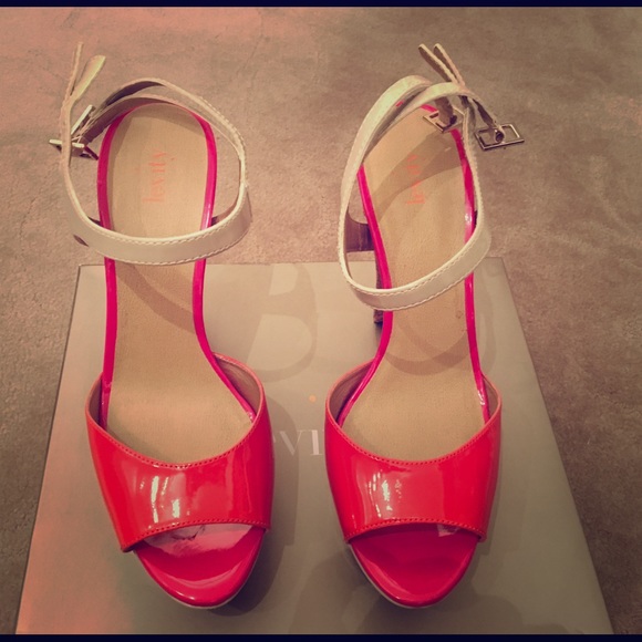 Colorful Heeled Saldals - Picture 1 of 2