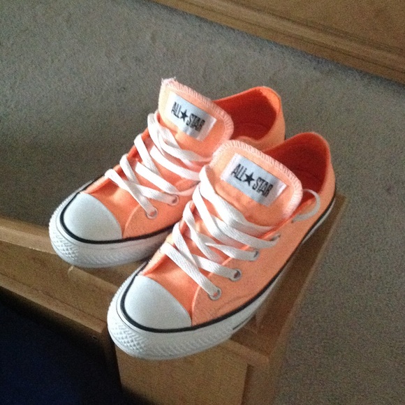 Orange Converse