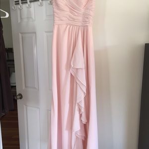 Bill Levkoff Petal Pink Bridesmaid Dress