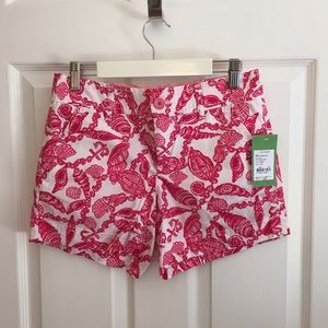 Lilly Pulitzer Callahan Hotty Pink Shorts 00
