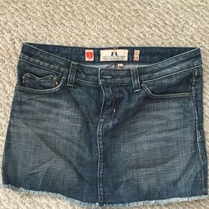 Juicy couture jeans mini skirt size 26