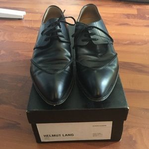 Helmut Lang dress shoes, size 9, black