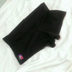 Bad Kitty Fold Over Shorts - EUC