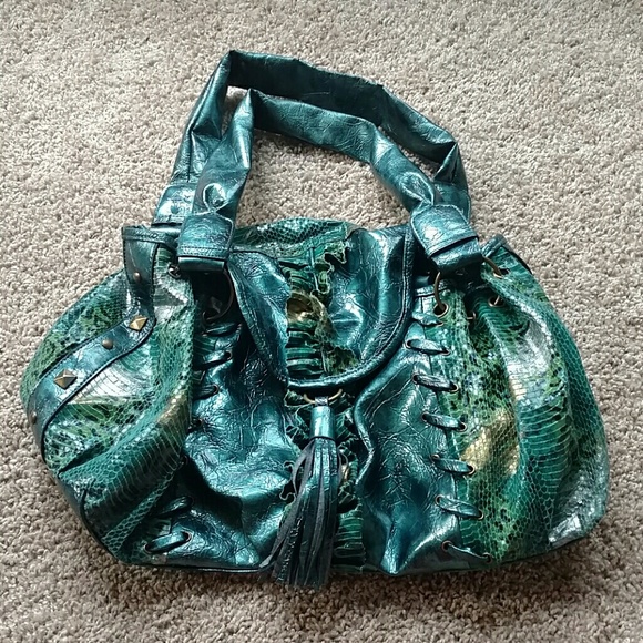 LABOR DAY SALE! Buckle Snakeskin Purse.