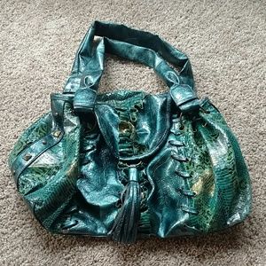 LABOR DAY SALE! Buckle Snakeskin Purse.