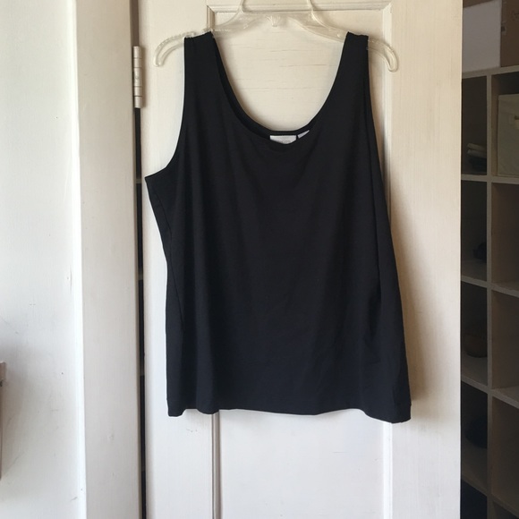 Black size 2 Chicos microfiber tank