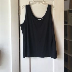 Black size 2 Chicos microfiber tank