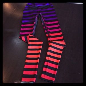 Yoga Pants-  Sophia Stripe by K-DEER