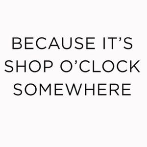 It's Shop o clock!