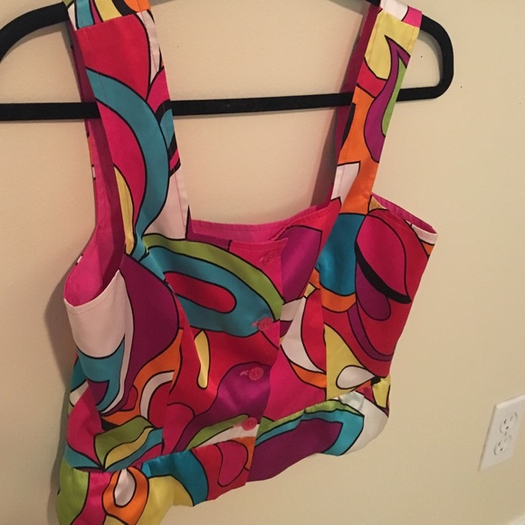 ๐sold๐ Silk crop dress shirt! - Picture 2 of 4