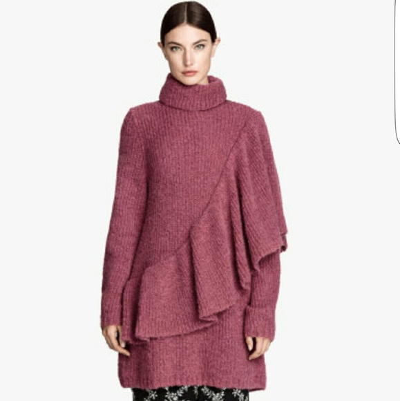 h&m turtleneck sweater dress