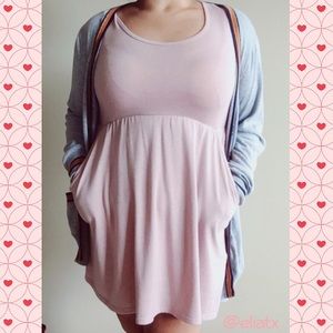 Blush skater dress