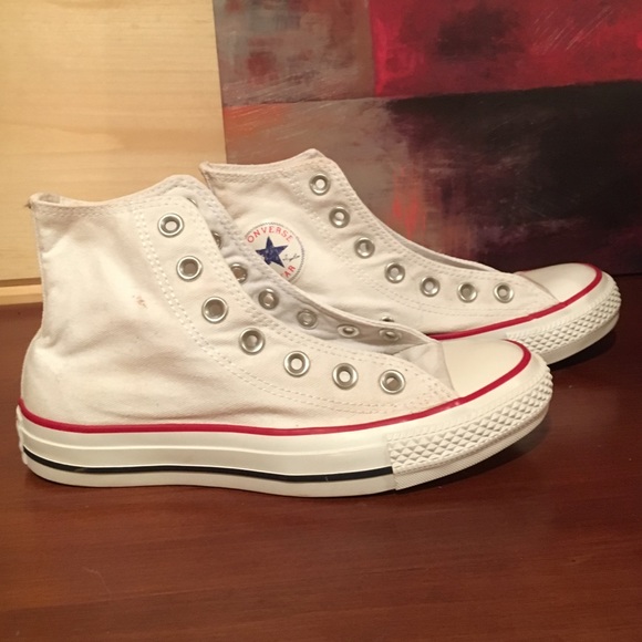 White high top converse