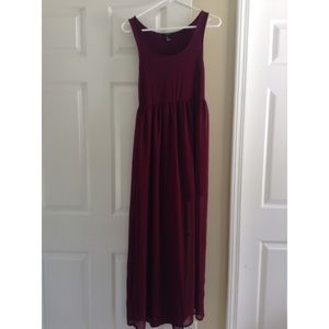 Maroon Dress