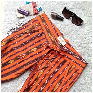 Georgie St Bart Moroccan Ikat Wide Leg Trouser