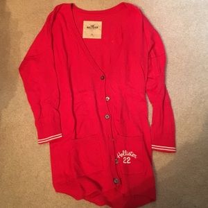 Longer Button Down Cardigan w Long sleeves