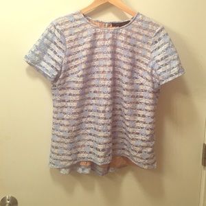 Bcbgmaxazria lace top