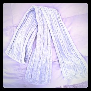 100%cashmere gray scarf