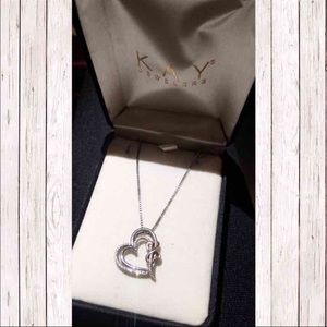 Kay jewelers open heart necklace