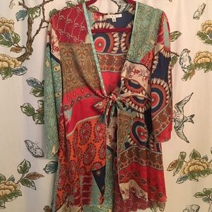 Cabi swim cover up, lingerie, or cardi