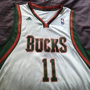 Milwaukee Bucks Monta Ellis adidas swingman jersey