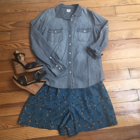 J.Crew denim button down shirt