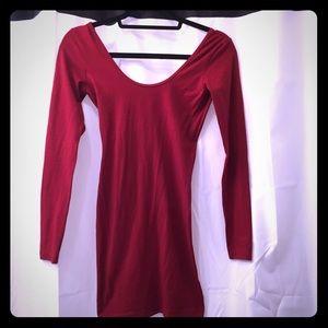 Brand new low back mini bodycon dress/tunic