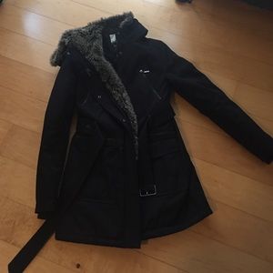 Kensie black waterproof winter coat