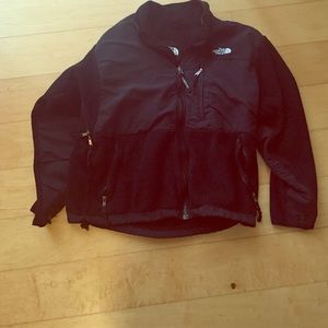 North face black fleece Denali jacket