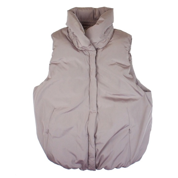 Gap Jackets & Blazers - The GAP Taupe Puffer Jacket Vest
