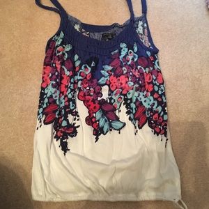 Flowered tank top