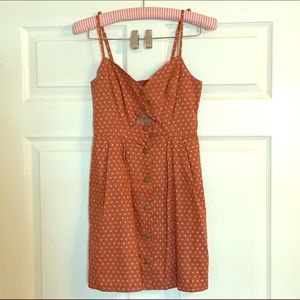 COP Snap Front Polka Dot Dress