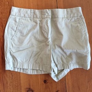 J crew chino shorts size 0. Worn once!