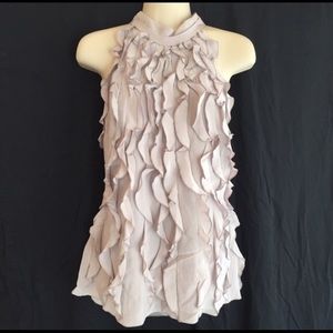 BCBG light grey sexy  backless top