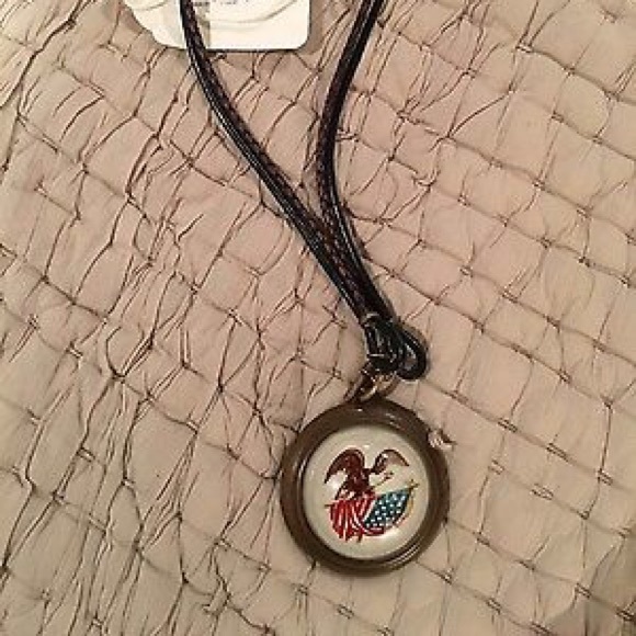 Rosette bridle necklace