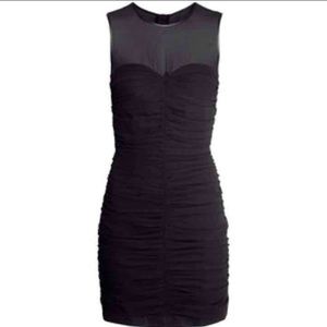 Ruched Little Black Dress