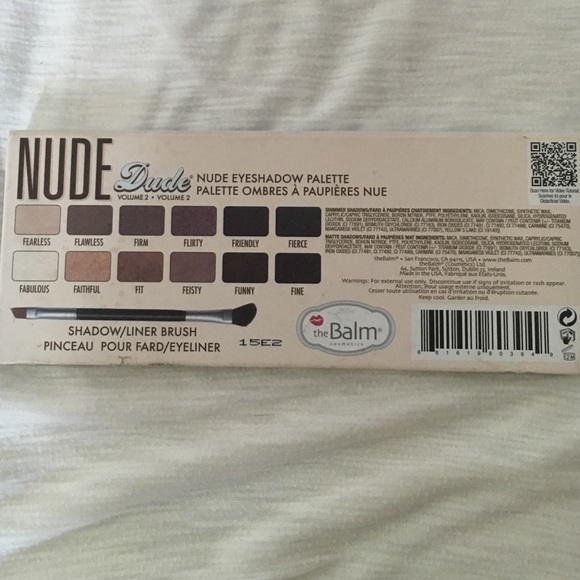 NudeDude The Balm eyeshadow palette. - Picture 3 of 4