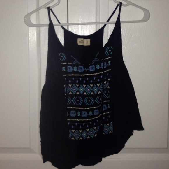 Navy blue tank top