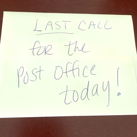 Last call for the post office today!!! - Picture 1 of 1