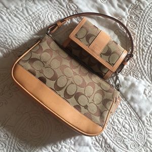 Coach purse and wallet